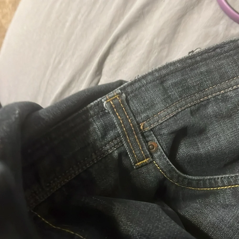 Enzo mens dark blue denim